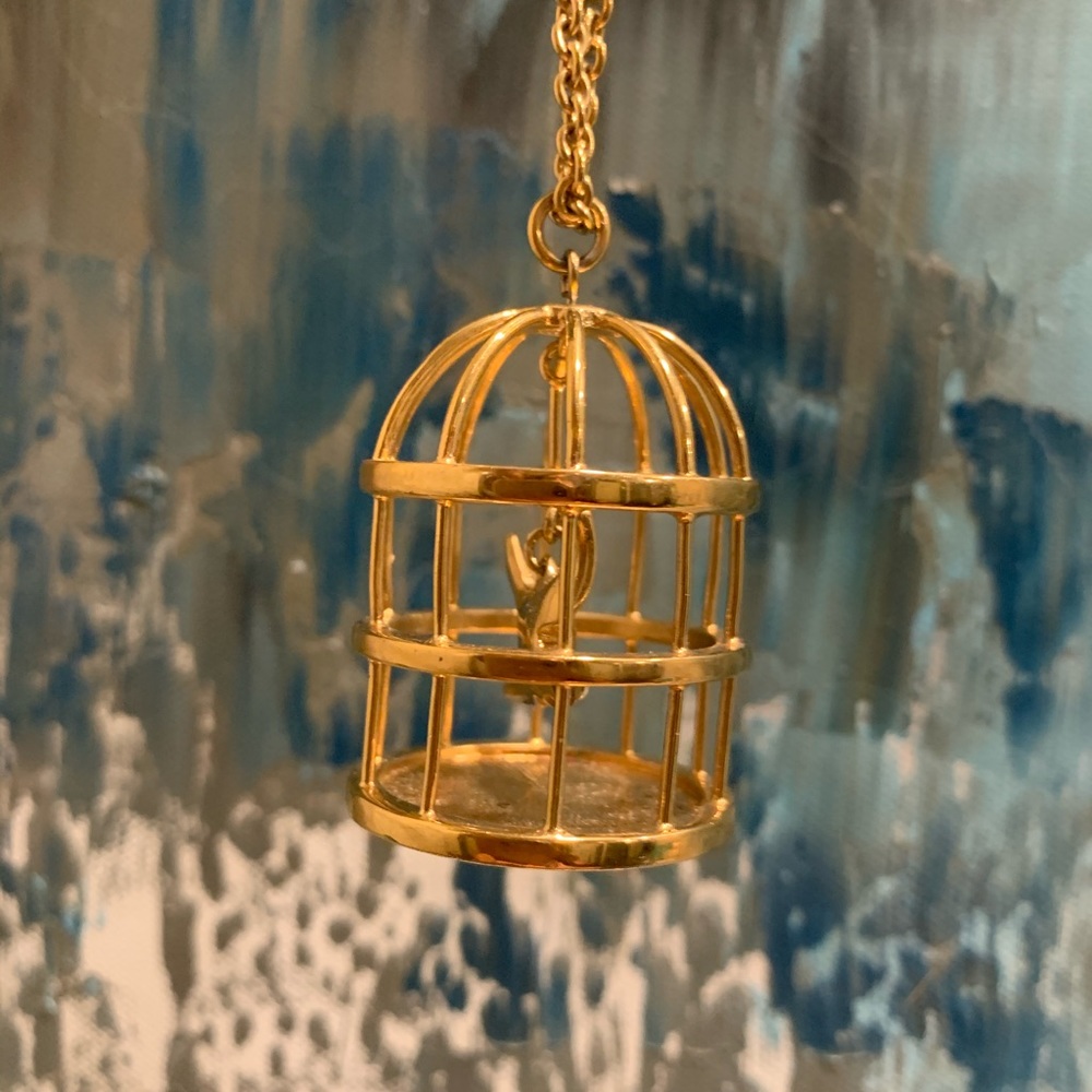 LAST CALL - Kate Spade Birdcage Necklace
